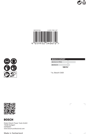 Bosch M480 砂磨網 100×150 毫米。.