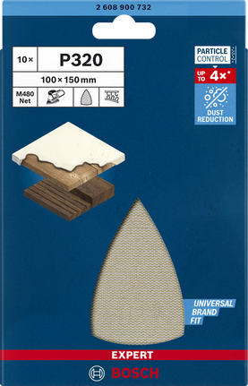 Bosch M480 砂磨網 100×150mm.