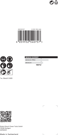 超耐久集塵砂紙-M480 砂磨網適用於軌道拋光機 80 x 133 mm,G 150,10 件 Bosch EXPERT M480 砂磨網 80x133mm 150 粒度。