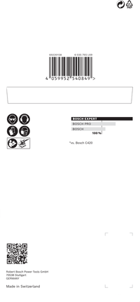 超耐久集塵砂紙-M480 砂磨網適用於軌道拋光機 93 x 186 mm,G 150,10 件 Bosch M480 砂磨網 93 x 186 毫米