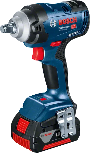 GDS 18V-400 Bosch 18V-400 無線衝擊扳手,最大扭力 400 Nm。.