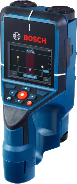 附動態顯示的BoschD-tect 200 牆面掃描器。.