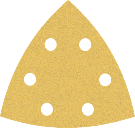 BoschEXPERT C470 三角洲砂紙，120 粒度，6 孔。.