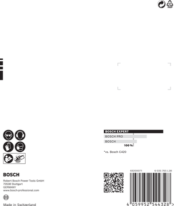 Bosch Expert C470 砂紙 125 毫米 80 粒度。