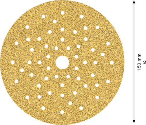 Bosch EXPERT C470 150mm 多孔砂紙盤，粒徑 40。.