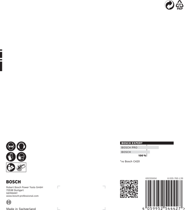 Bosch EXPERT C470 150 毫米砂紙包。.