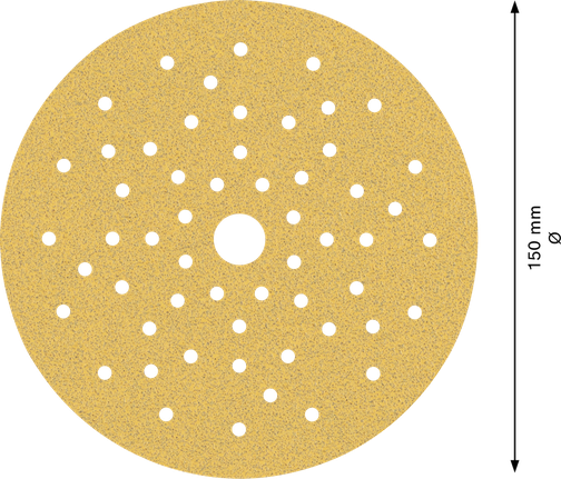 Bosch C470 多孔 150mm G80 砂紙盤.