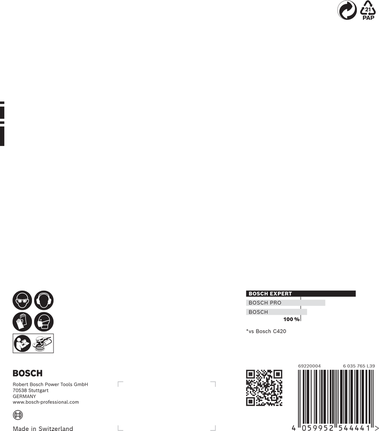 BoschEXPERT C470 150mm 砂紙 5 片裝.