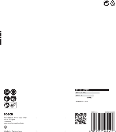 Bosch砂紙組 150 毫米多孔。.
