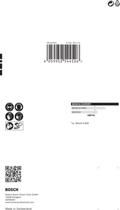 Bosch EXPERT C470 砂紙 100×150 毫米。.