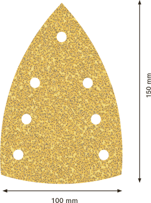 Bosch EXPERT C470 砂紙 100x150mm G40 7 孔。.