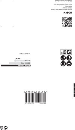 Bosch EXPERT C470 砂紙 100x150mm 7 孔 180 粒度。.