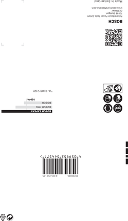 BoschEXPERT C470 砂紙 100 x 150 毫米 7 孔.