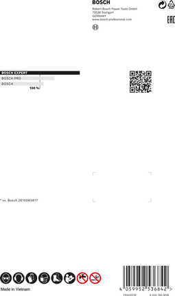 Bosch鑽石金屬輪 180×22.23 毫米.