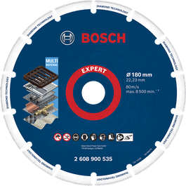 Bosch專家鑽石切割片，適用於多種材料。.