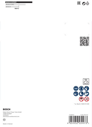 BoschEXPERT 多用途鑽石切割片包裝。