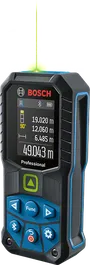 Bosch 50-27 CG 雷射測距儀，有數字顯示。