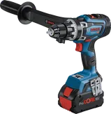 帶側柄的BoschGSR 18V-150 C 無線電鑽。