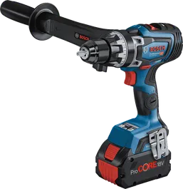 帶側柄的BoschGSR 18V-150 C 無線電鑽。.