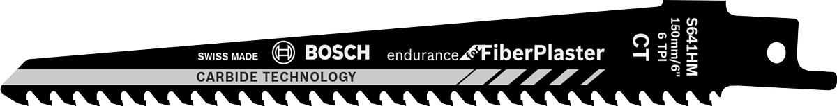 用於纖維石膏的Bosch S 641 HM 往復鋸片。.