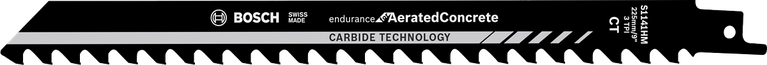 用於加氣混凝土的Bosch硬質合金往復鋸片。.