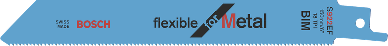 軍刀鋸片 - Flexible for Metal Bosch靈活適用於金屬往復鋸片。.