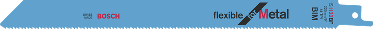 Bosch靈活適用於金屬往復鋸片。.