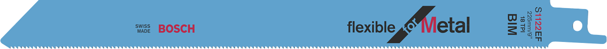 Bosch靈活適用於金屬往復鋸片。.