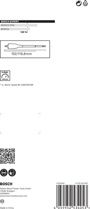 Bosch Self Cut Speed 鏟形鑽頭套裝 20/22/25 毫米.