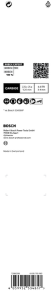 Bosch EXPERT Multi Material 9 吋鋸片包裝。.