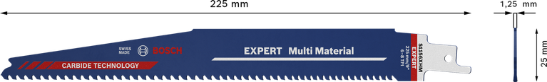 Bosch多材料往復鋸片 225 毫米。.