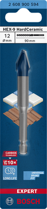 Bosch -9 硬陶瓷 12×90 毫米鑽頭.