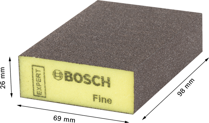 Bosch EXPERT S471 細砂磨塊，69x97x26mm。.