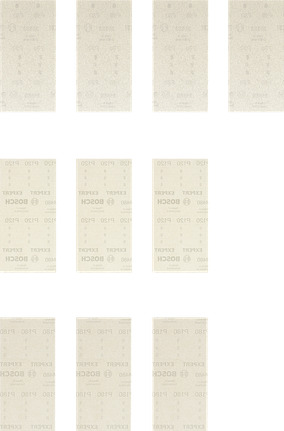 Bosch EXPERT M480 打磨網套裝 10 件套，開放式網。.