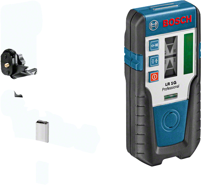 附支架的BoschLR 1G 專業雷射接收器。.