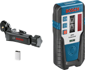 帶有夾具和電池的BoschLR 1 雷射接收器。