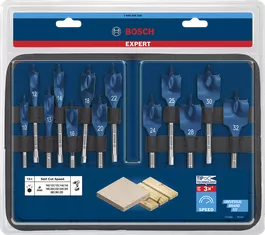 Bosch鏟形鑽頭套裝 13 件。