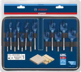 Bosch Expert Self Cut Speed 鏟形鑽頭套裝 13 件。