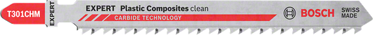 用於塑膠複合材料的BoschT301CHM 曲線鋸鋸條。.