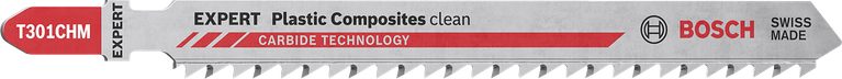 用於塑膠複合材料的BoschT301CHM 曲線鋸鋸條。.