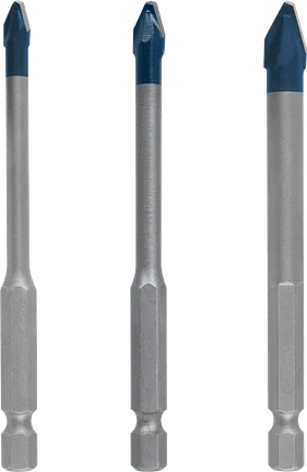 Bosch EXPERT 硬陶瓷 HEX-9 鑽頭套裝 3 件。