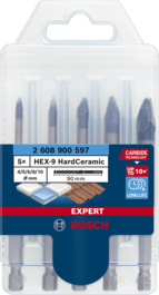 EXPERT HEX-9 超耐久超硬磁磚鑽頭套組