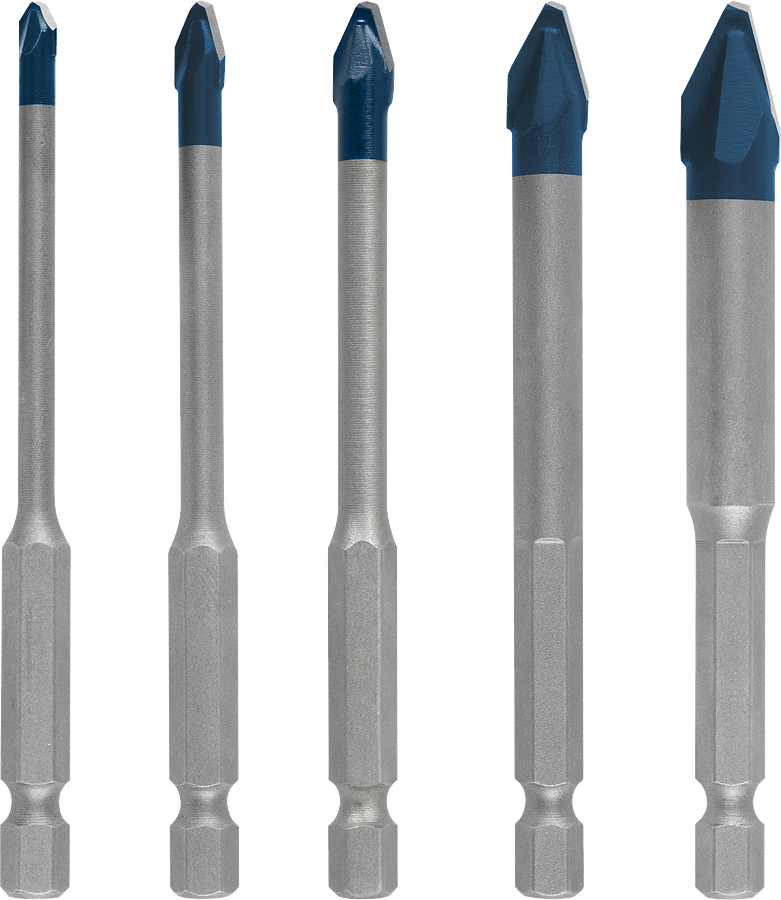 Bosch EXPERT HEX-9 硬陶瓷鑽頭套裝，5 件。.