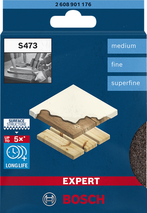 BoschEXPERT S473 砂紙墊，中細/超細。