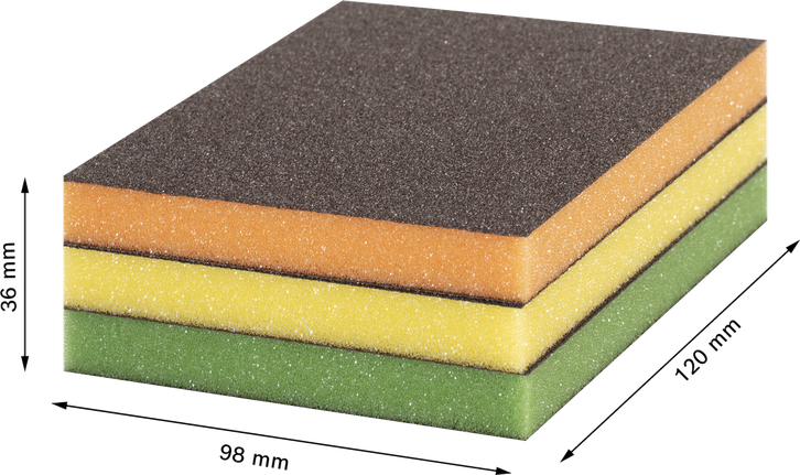 Bosch EXPERT S473 標準砂磨墊，中等細度，超細度。.