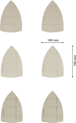 Bosch EXPERT M480 砂磨網組 100x150mm 各種砂粒。