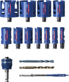 Bosch建築材料孔鋸套裝 15 件。