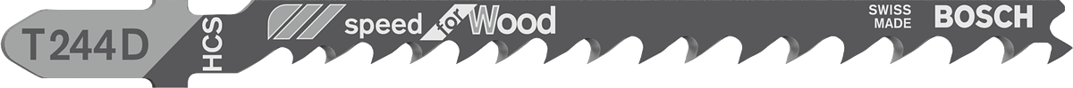 BoschT244D 曲線鋸鋸片，用於快速切割木材.