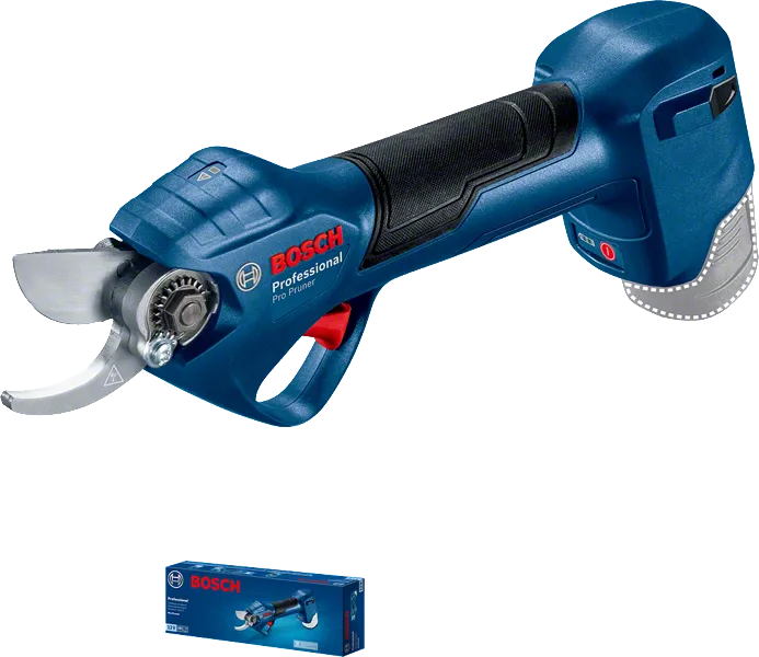 Bosch Pro Pruner 無線修枝剪，用來修剪樹枝。.