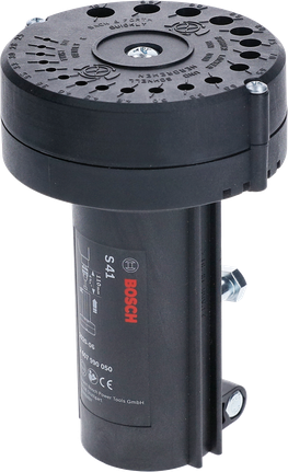 BoschS41 鑽頭磨刀器配有多種尺寸指南。.